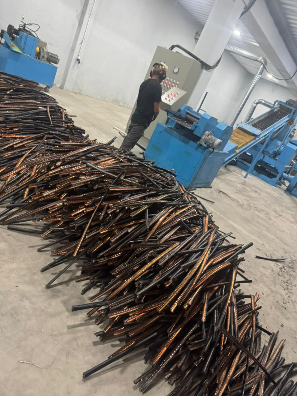 Steel materials logistics yard